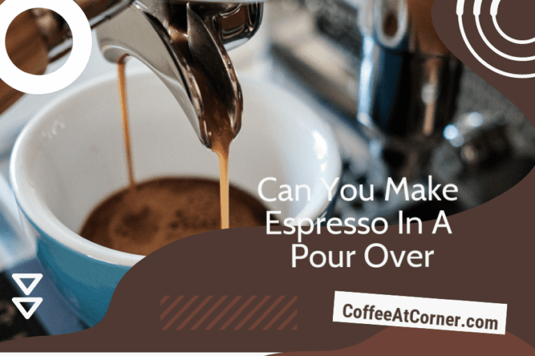 can you make espresso in a pour over