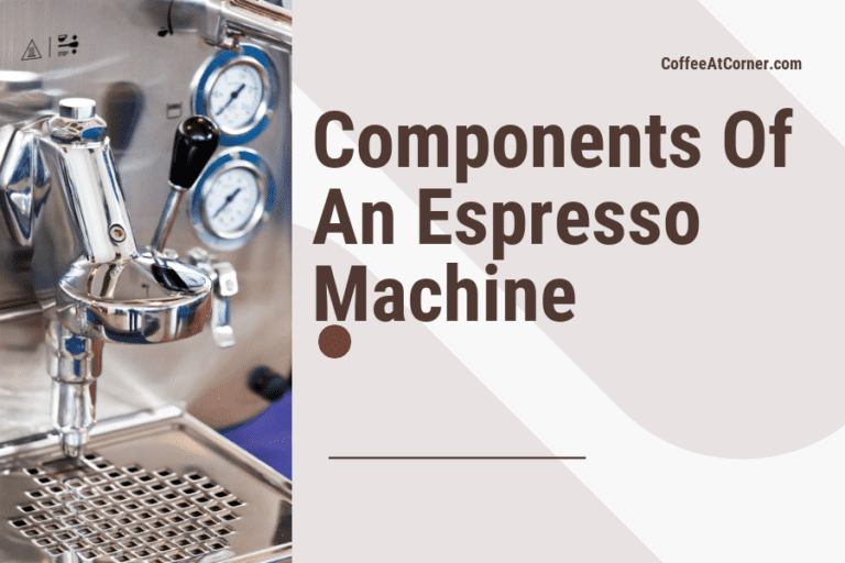 what are the components of an espresso machine