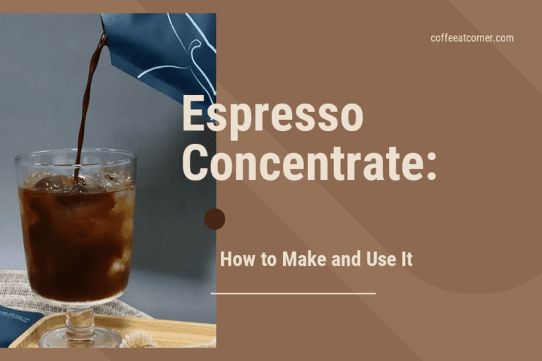 Espresso Concentrate: How to Make and Use It
