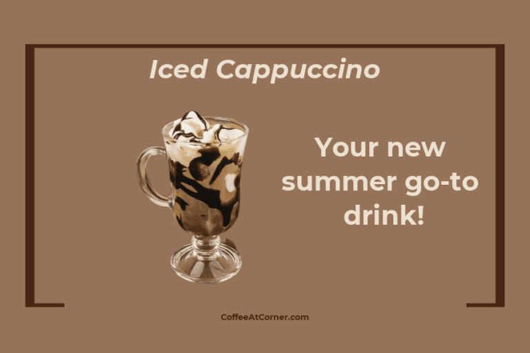 Cool off with a refreshing iced cappuccino: Your new summer go-to drink!