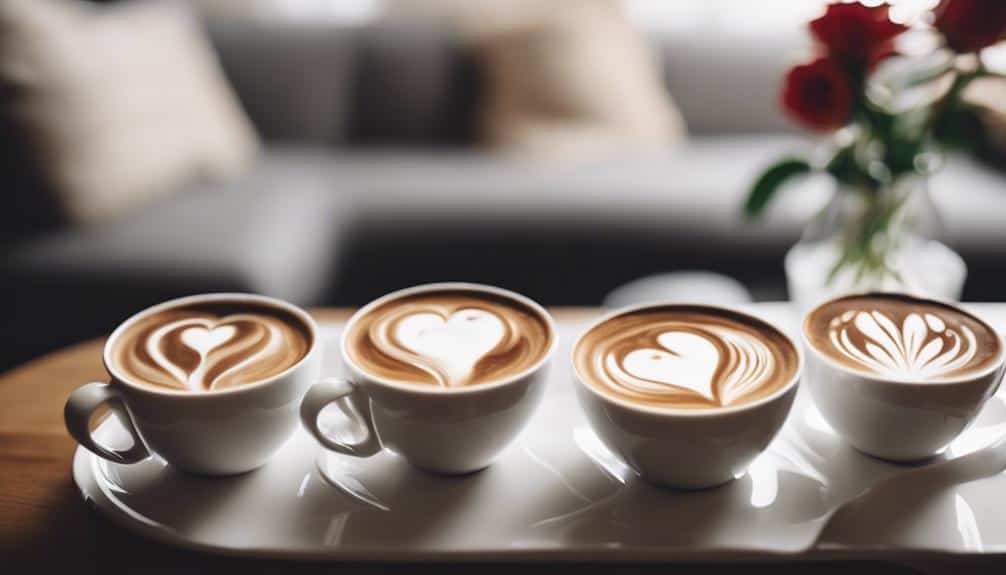 cappuccino cups for latte art