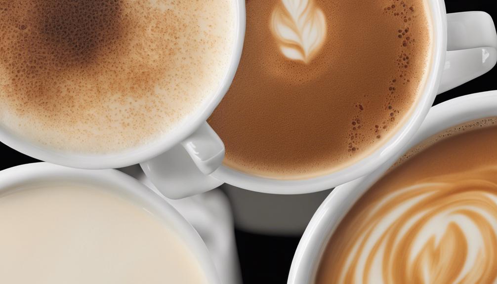 cappuccino vs latte differences