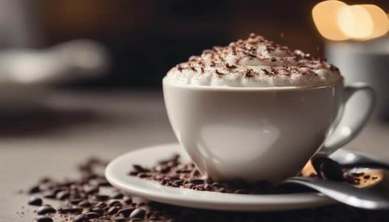 How Do You Sprinkle Chocolate on Your Cappuccino?