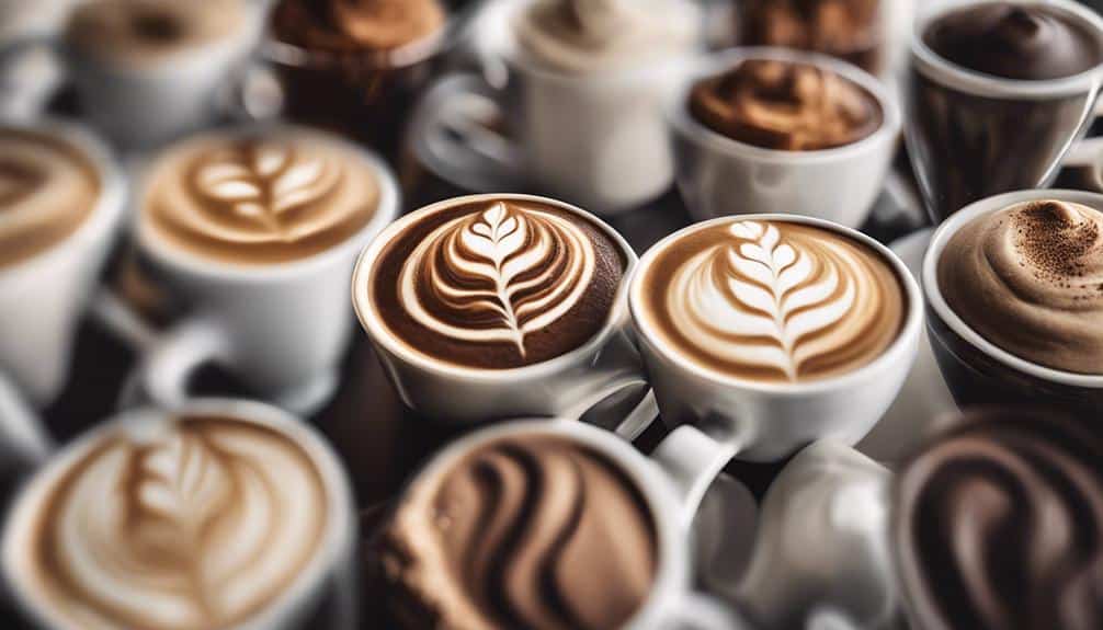 delicious cappuccino options available
