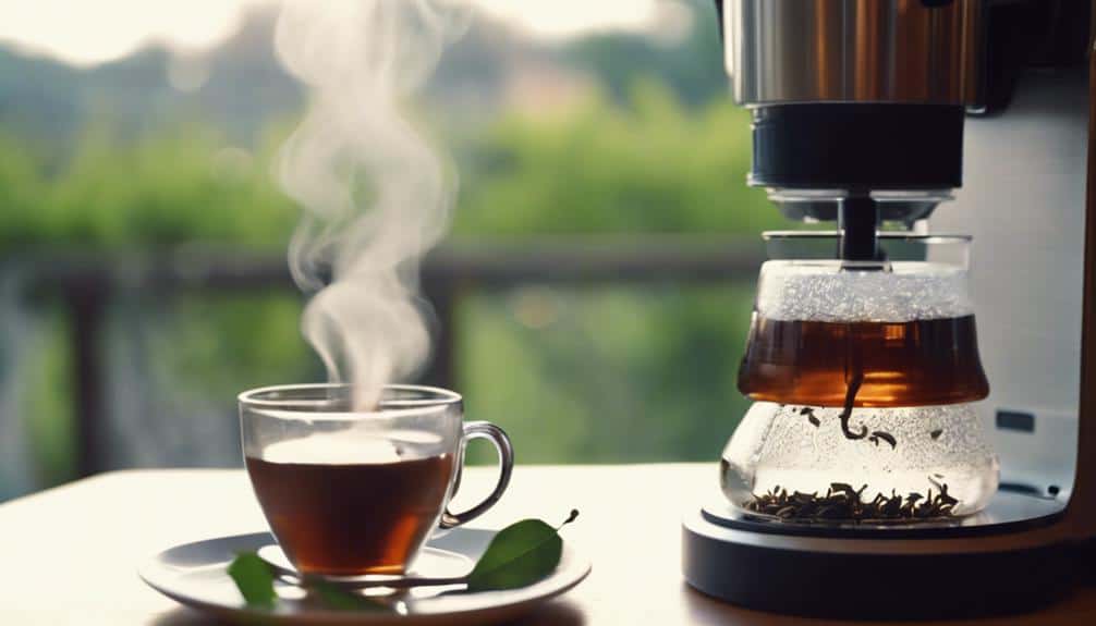 brew tea in coffeemaker