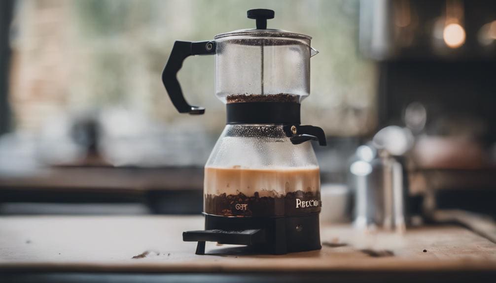 brewing coffee with percolator