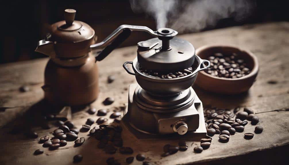 brewing moka pot coffee