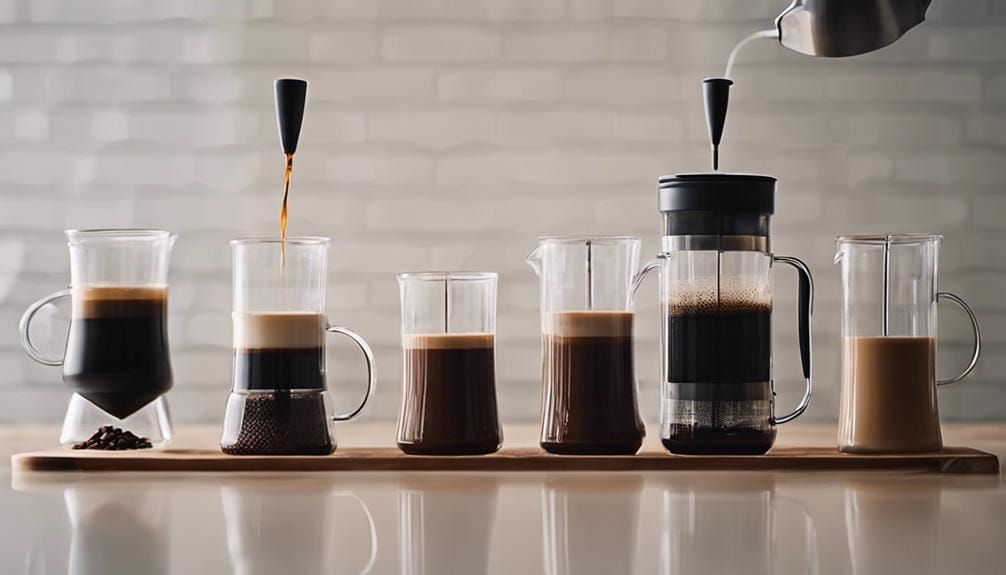 caffeine in coffee vs tea