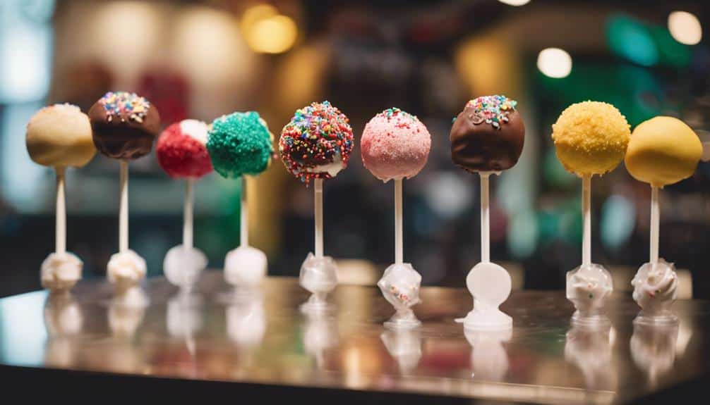 cake pop flavors variety