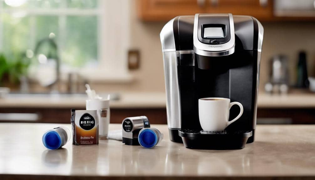 cleaning a keurig machine