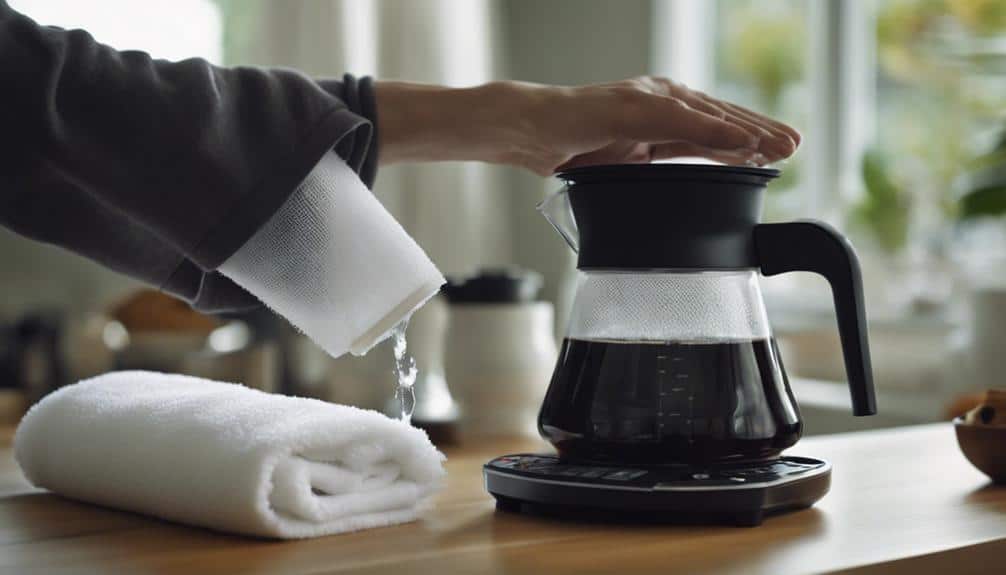 cleaning a ninja coffee