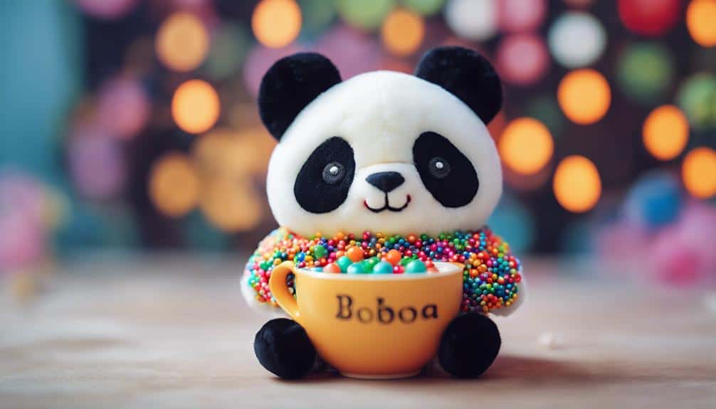 cute panda boba toy