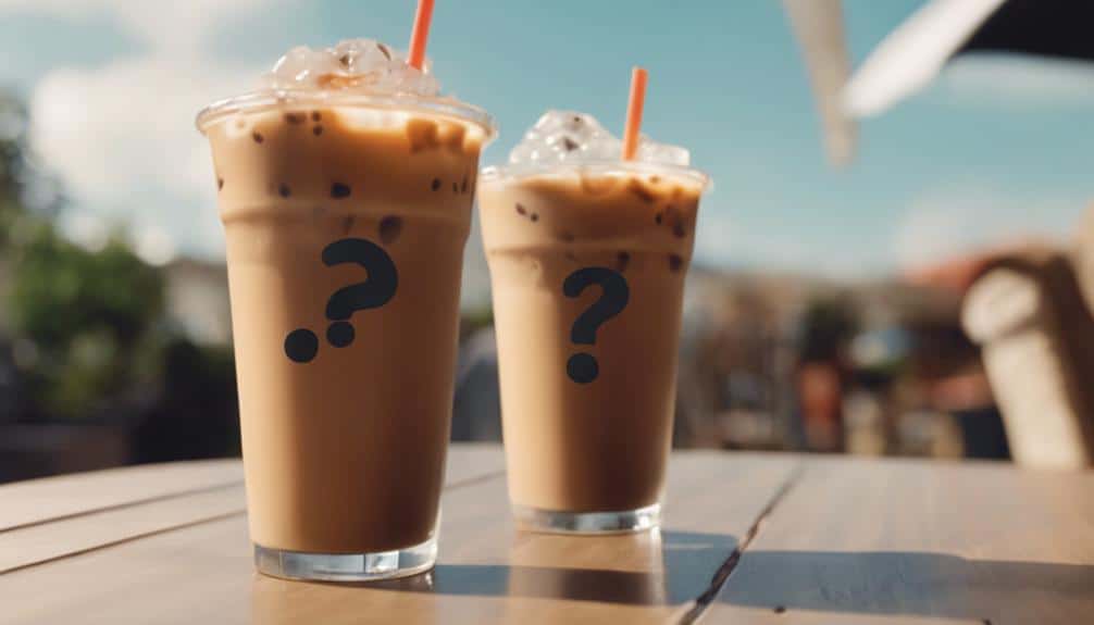 decaf iced coffee queries