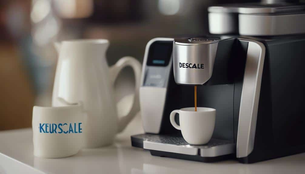 descale coffee maker regularly