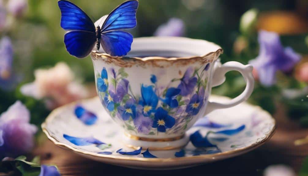 elegant butterfly tea experience