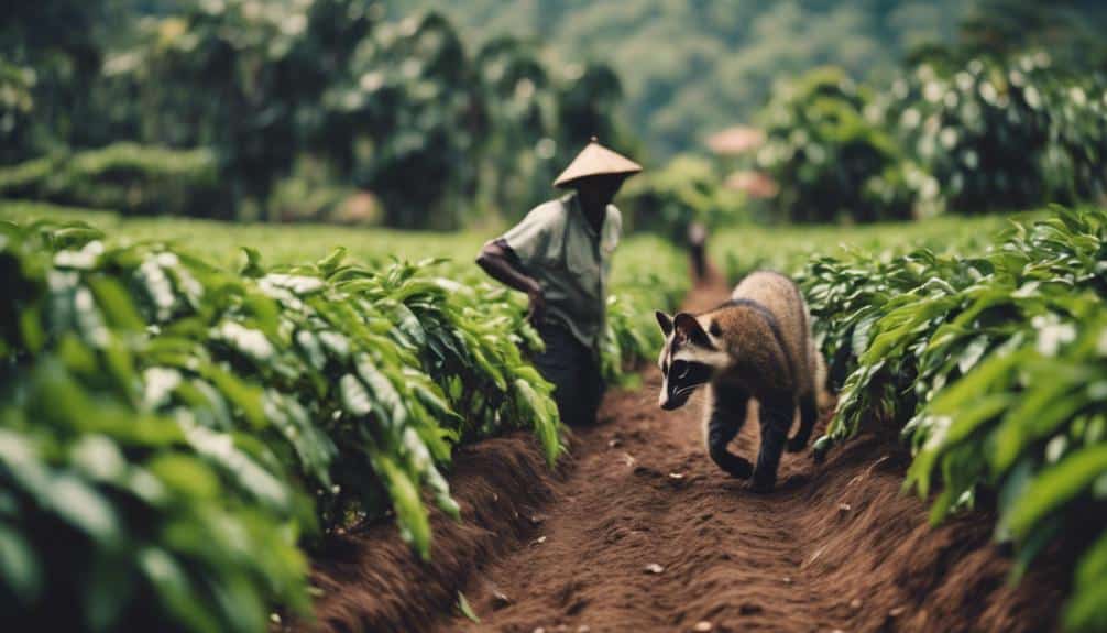 ethical civet coffee production