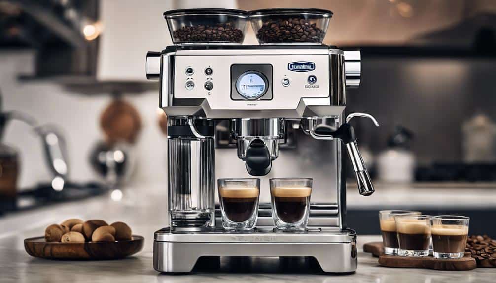 high end espresso machine features