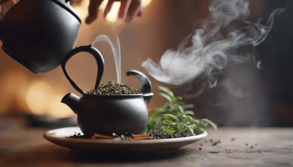 infuse herbs in tea