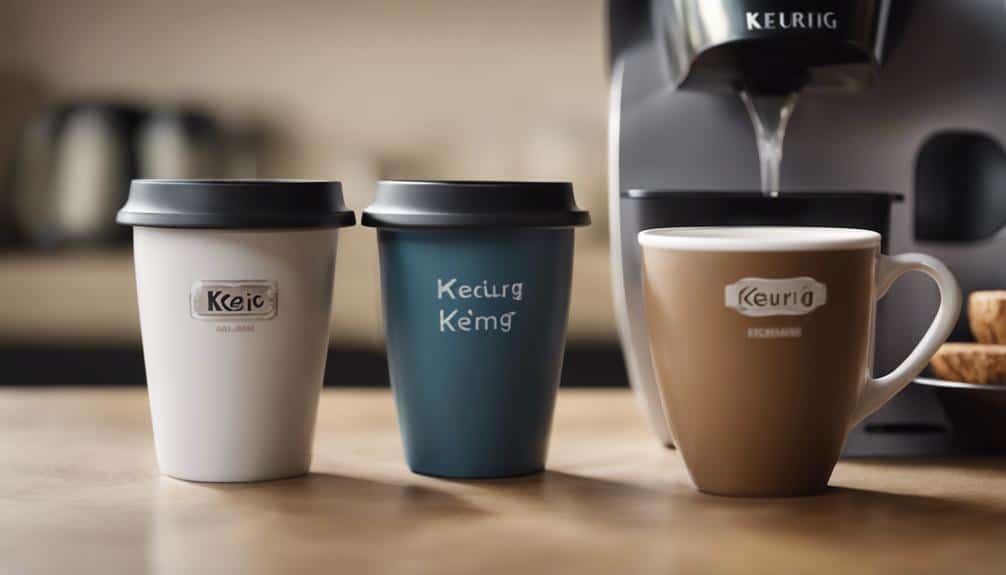 keurig models and cups