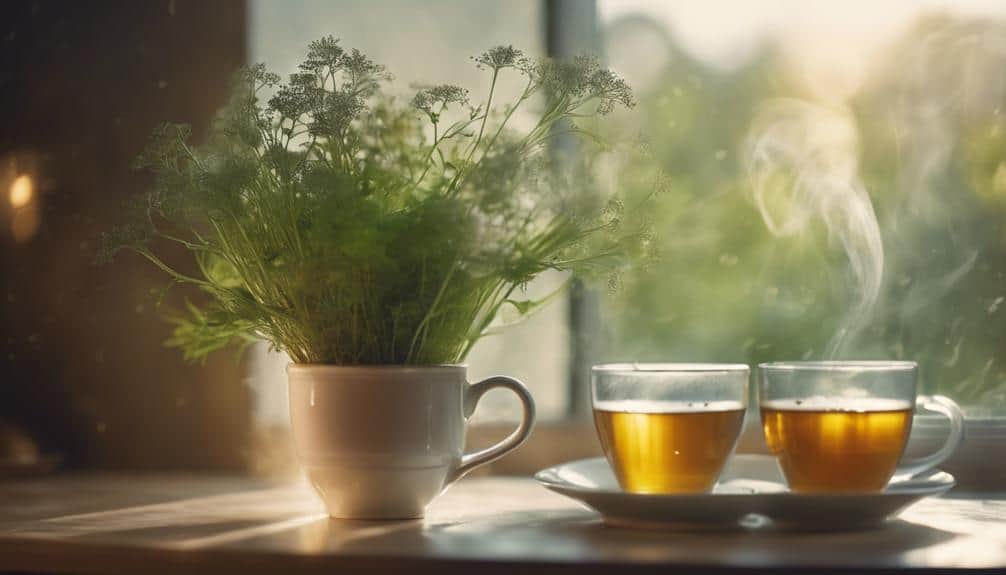 morning teas aiding digestion
