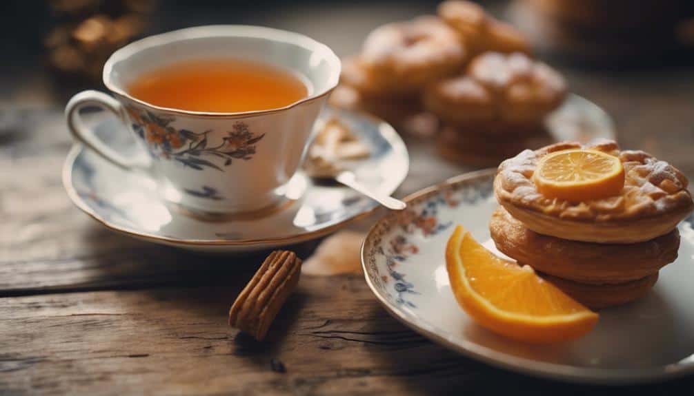 pairing tea with pastries