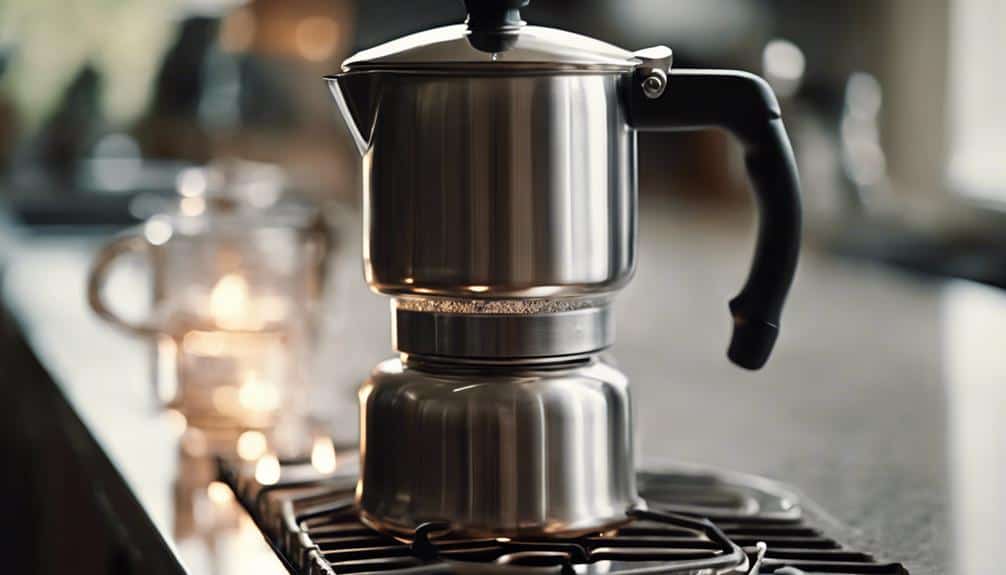 percolator coffee on stovetop