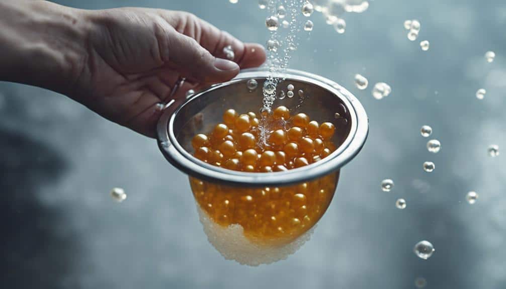 rinse and cool pearls