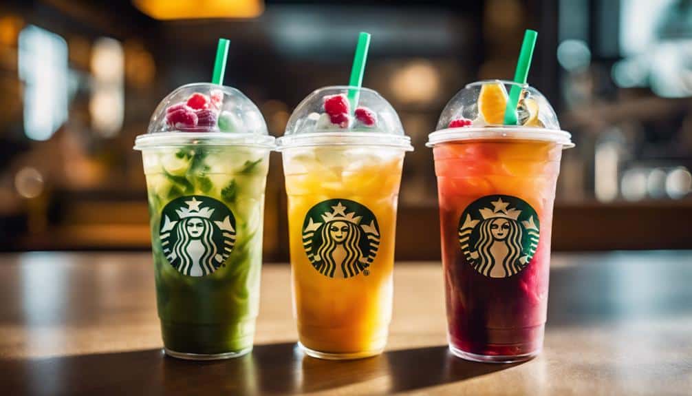 starbucks non coffee drink options