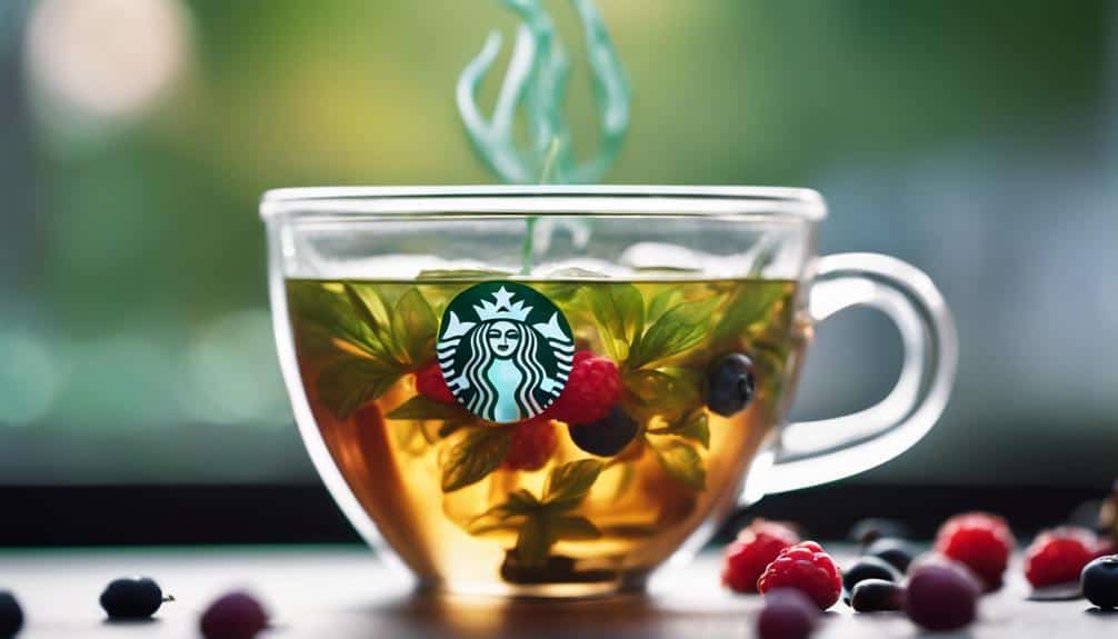 starbucks tea antioxidant content