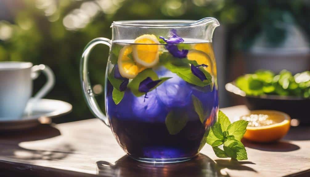 vibrant blue tea blend